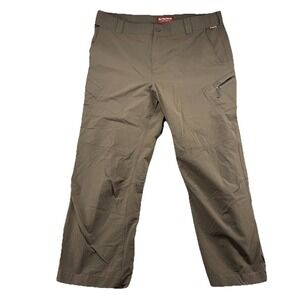 Simms Pants Men's Xxl Guide Series Cargo Elastic Waist Fishing Hiking brown